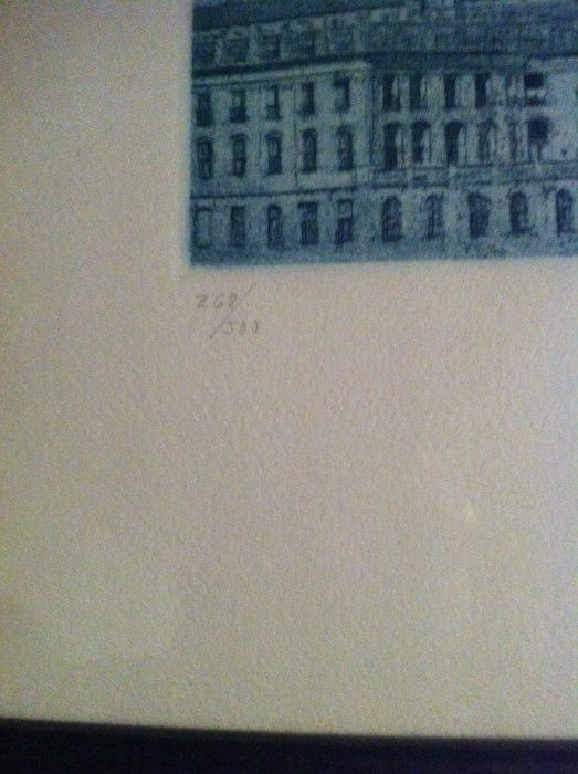 Gravura de Santiago de Compostela