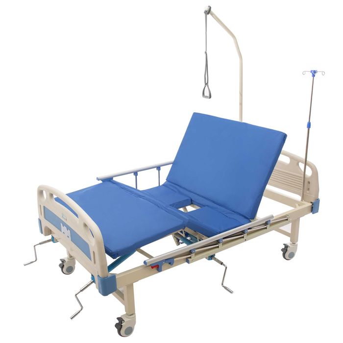 Медичне ліжко 4 секційне MED1-C15 (широке) з туалетом особливо широке