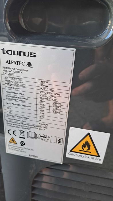 Ar condicionado portátil 12 btu 1 ano de uso