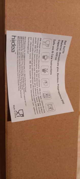 Garrafa de vidro semi-térmica - hijdea