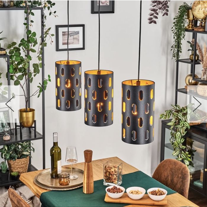 Lampa wisząca czarna