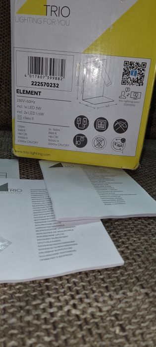 Oświetlenie Lampa Trio Led Metal Oprawa