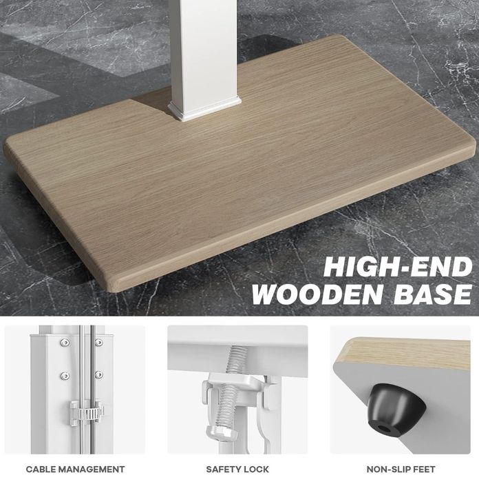 RFIVER Uniwersalny obrotowy stojak podłogowy na telewizor 32-75"