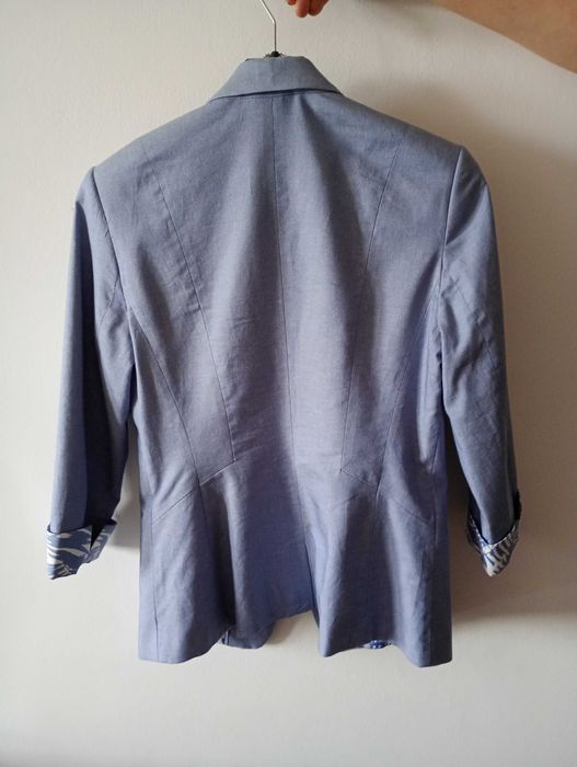 sukienka z żakietem niebieska r. 36