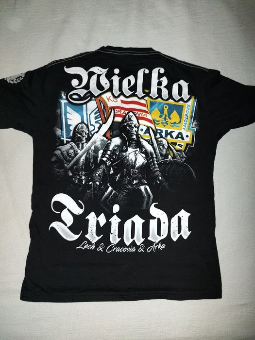 Koszulka rozmiar S Wielka Triada Lech Poznań Cracovia Arka Gdynia