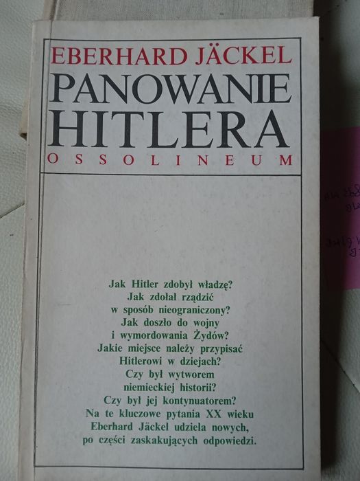 Jäckel Panowanie Hitlera