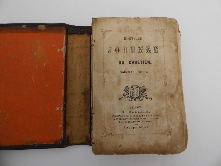 Livro Nouvelle Journee du Chretien - c. 1870