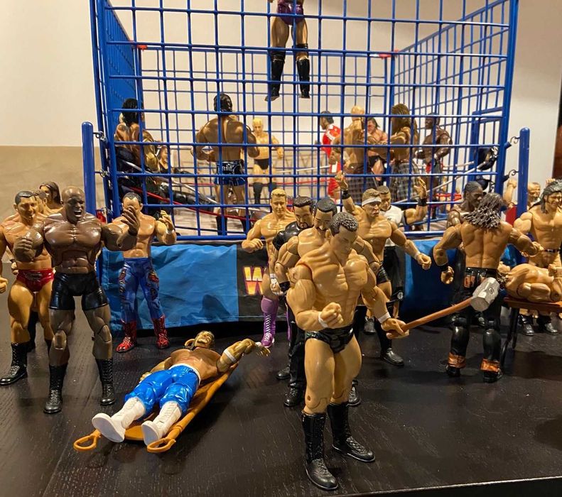 60 Figuras WWE Cena,Orton,Triple H,Undertaker,Umaga,Ric Flair 16/02/25