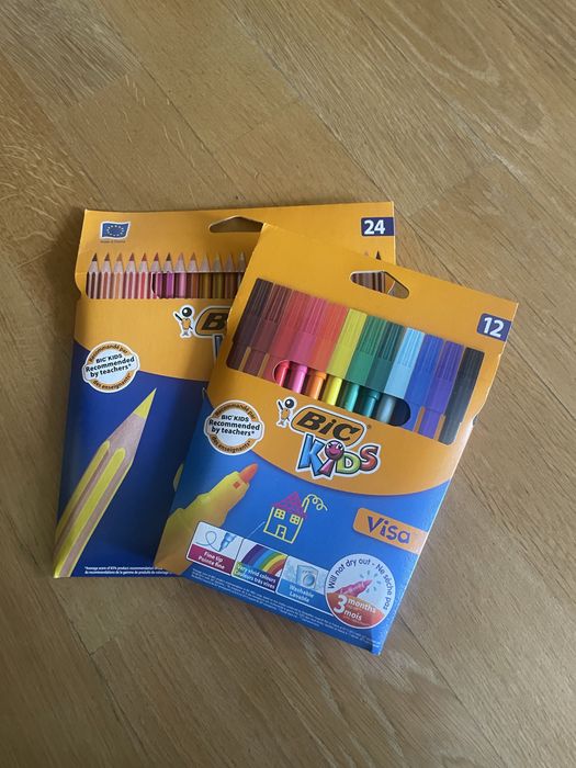 Олівці та фломастери BIC