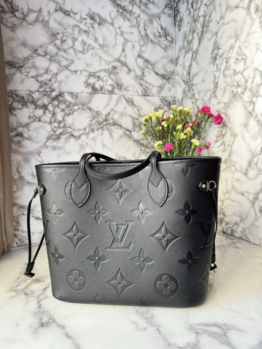 Torebka Neverfull MM Black Leather
