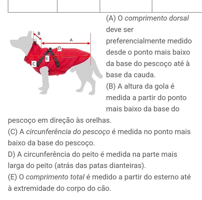 Impermeável para  cão