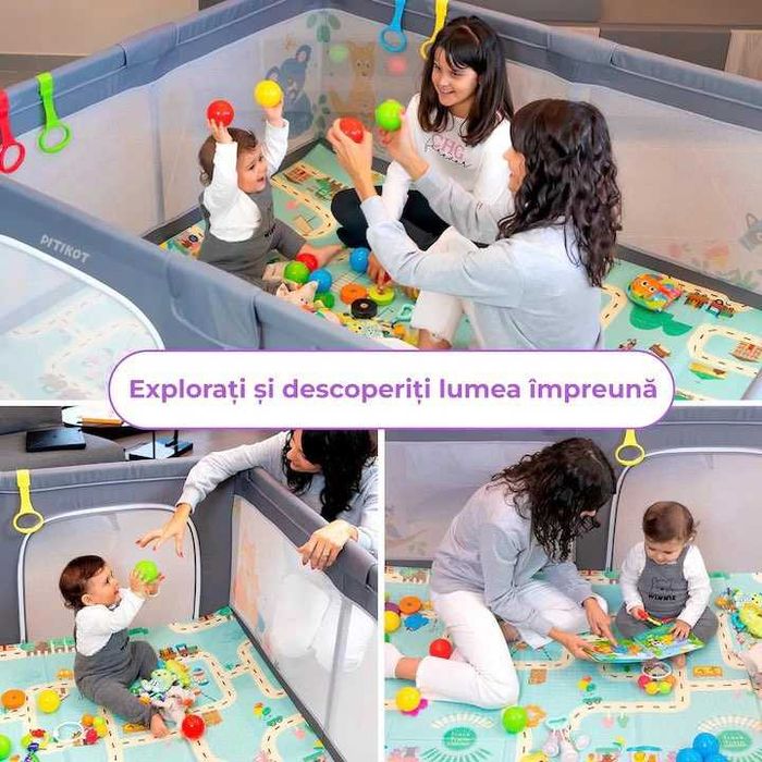 Манеж дитячий з воротами 150*180*69 см