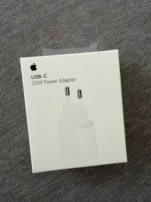 Zasilacz Apple 20W ładowarka kostka typ-C nowa oryginalna