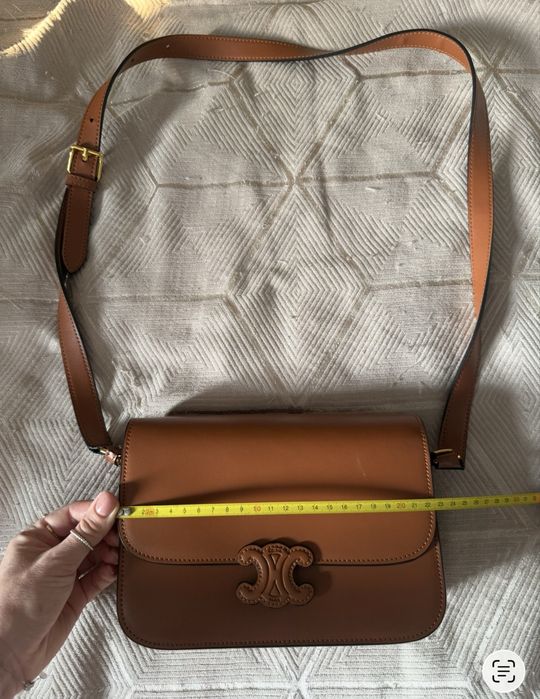 Сумка в стилі Celine Triomphe, колір Tan
