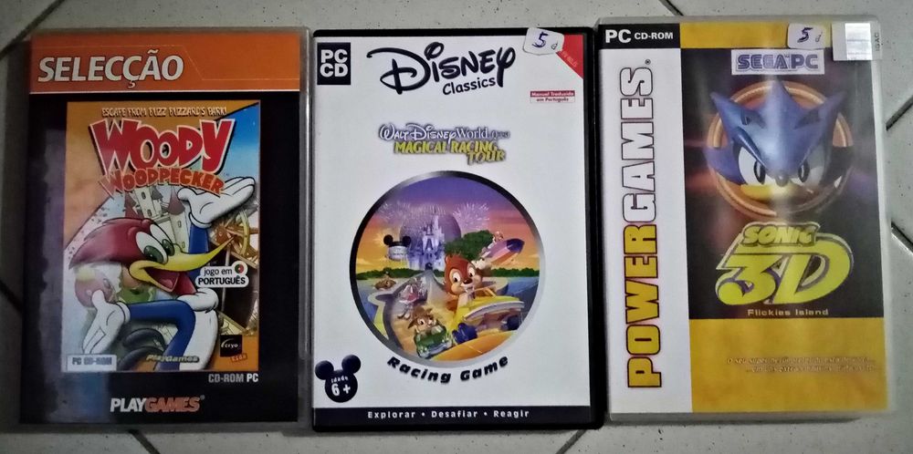 Vendo diversos jogos de PC a 5 euros cada um