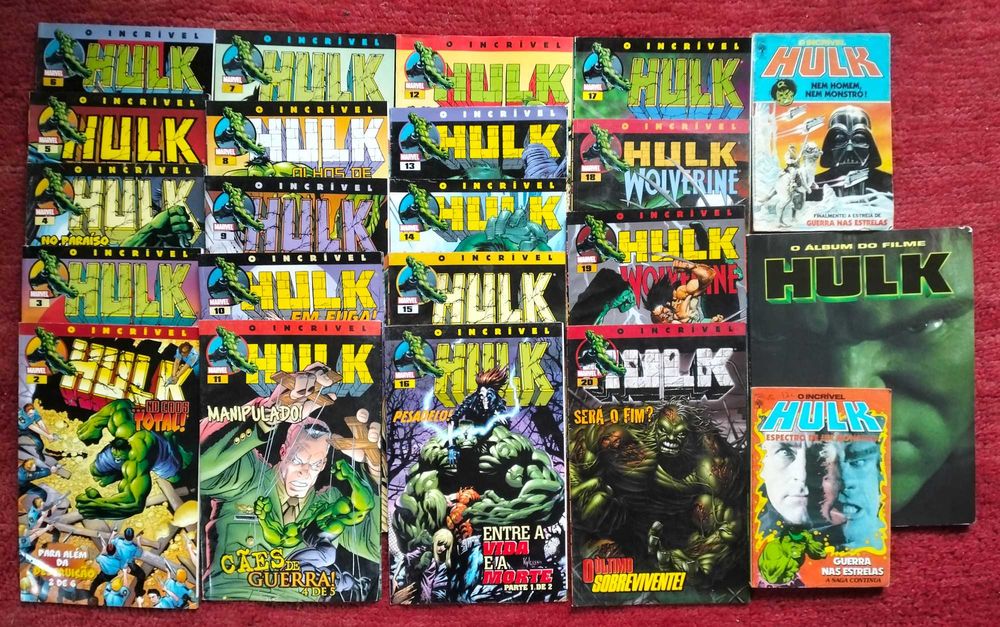BD Hulk Marvel - Abril Jovem, etc