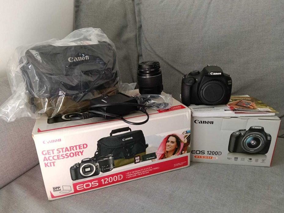 Câmera Fotográfica Canon EOS 1200D excelente condição