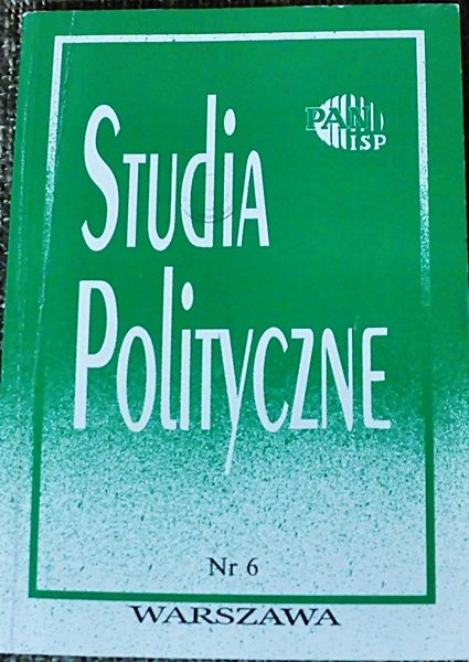 Studia Polityczne Nr.6 I 7 PAN WARSZAWA