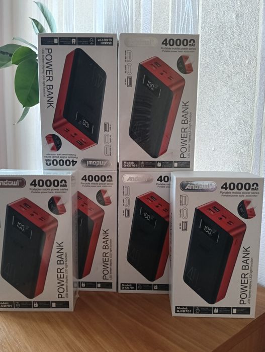 Павербанки Andowl Q-CD701, нові запаковані на 40000 mAh