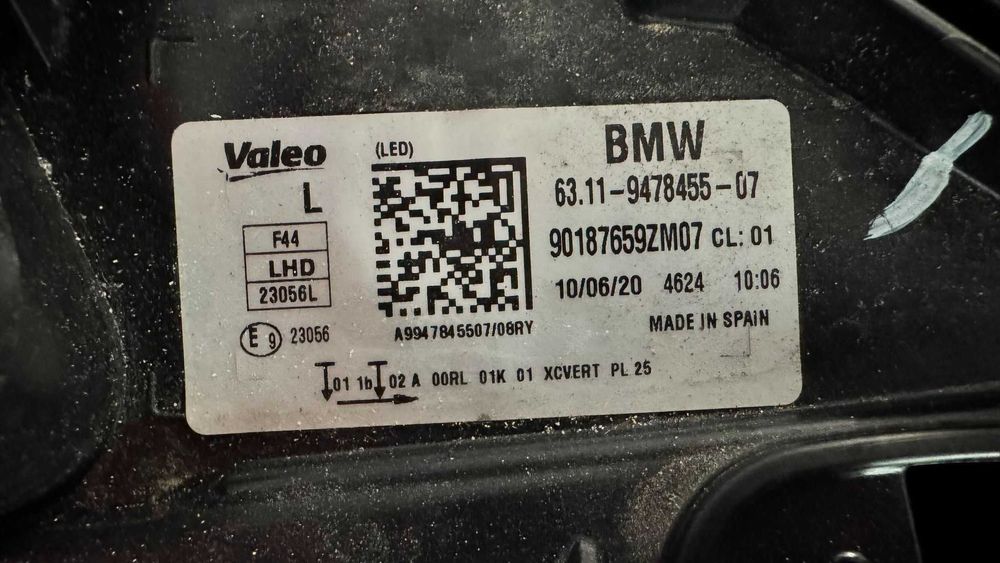 Farol BMW 2 Gran Coupé 2019-2024 Full LED Adaptativo Esquerdo