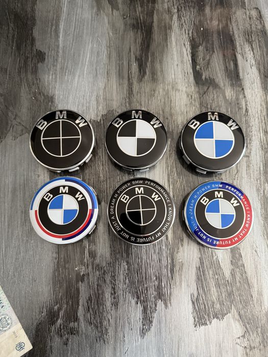 Колпачки заглушки на диски BMW 56мм 68 мм