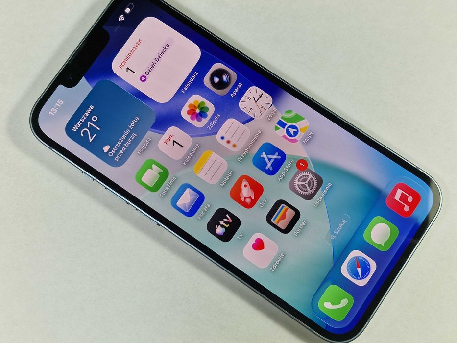 iPhone 14 128GB / Blue / Niebieski / BAT 86%/ Grade A- / + ładowarka