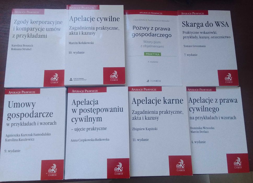 Książki na egzamin adwokacki/radcowski
