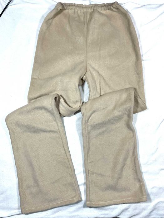 Polar beżowe rozszerzane spodnie M nowe