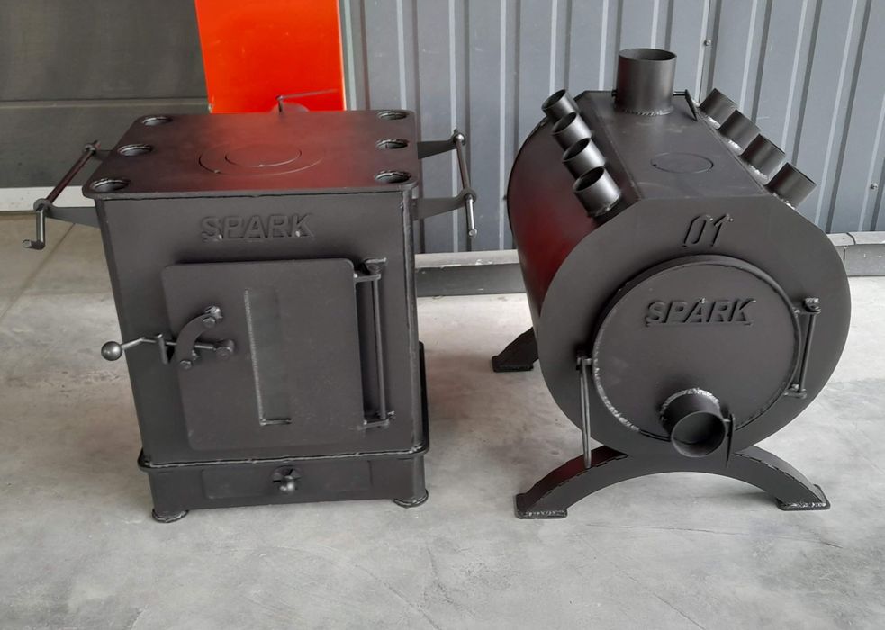 Буржуйки, булер'яни, печі для бані.