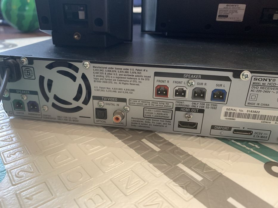 Домашн кінотеатр SONY Соні