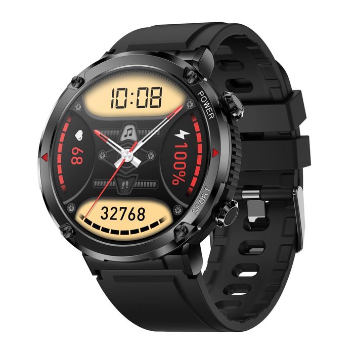 smartwatch gravity gt21-4 + czarny pasek silikonowy