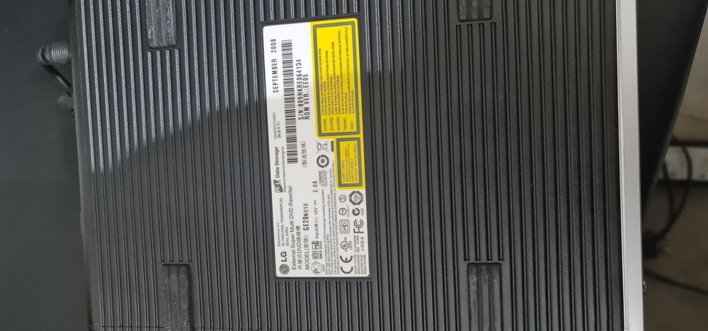 LG przenośna nagrywarka  Super-Multi DVD Rewriter