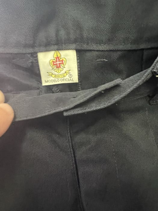 Calcas de escuteiro 10 anos impecaveis