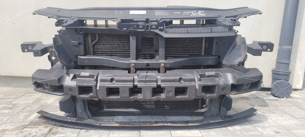 vw passat b6 2.0 tdi 05r- pas przedni chłodnice wentylatory