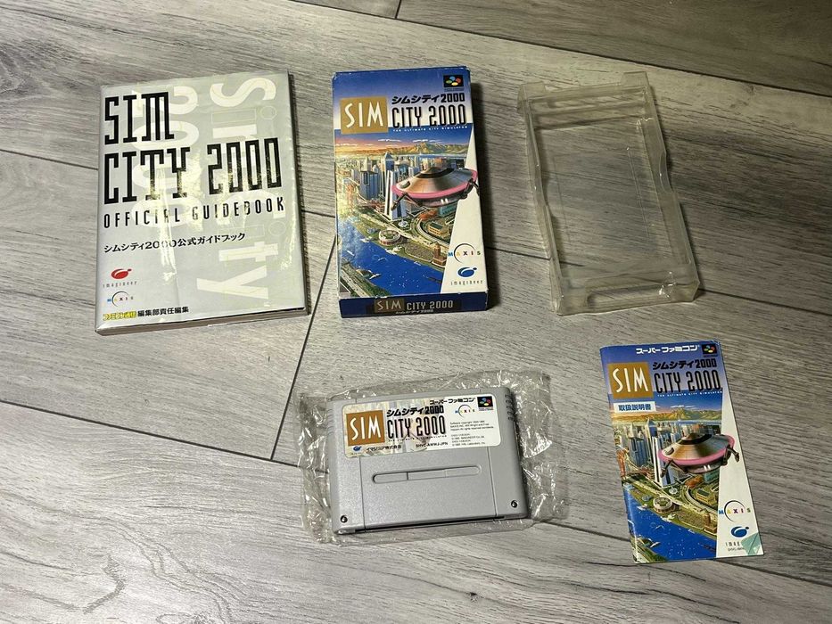 Nintendo Super Famicom - gra Sim City 2000 (SHVC-AWWJ-JPN)