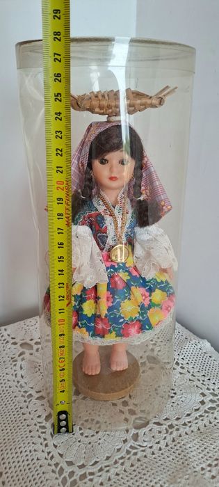 Boneca antiga Nazarena nova em caixa de origem