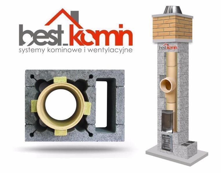 Komin systemowy Ceramiczny 7m KW Fi 200 BKS PRODUCENT Wysyłka Gratis