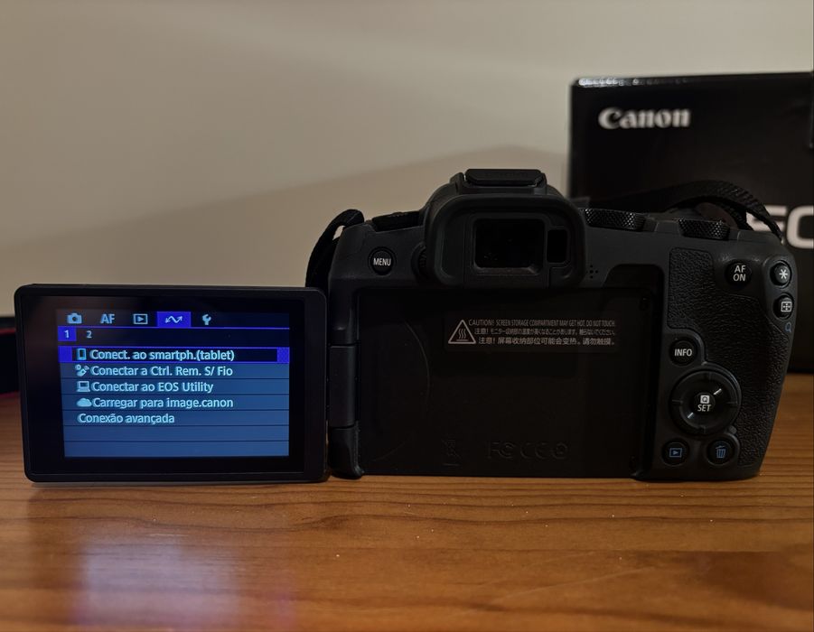Canon EOS R8 (como nova) + Mochila modular