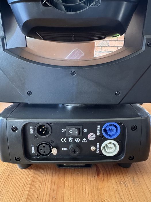 2xEVOLIGHTS NEO SPOT 130W głowica ruchoma LED + CASE + PRZEWODY  5metrów
