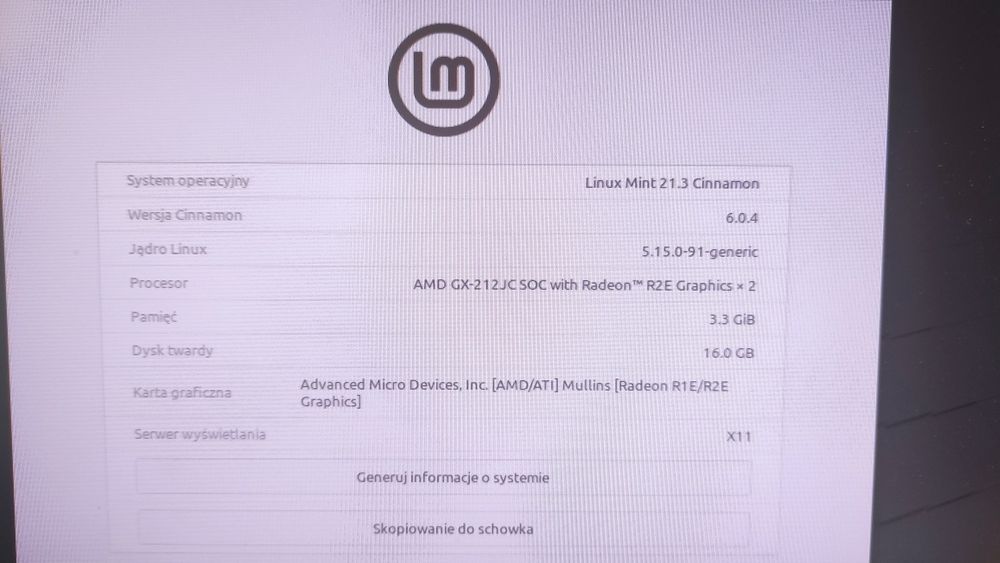 HP t520 16/4 zestaw komputerowy