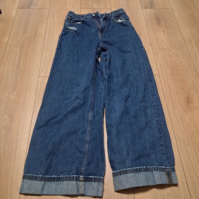 Spodnie dżinsowe bagry lond sleeve firmy cropp rozm.S grunge y2k vintage hippie