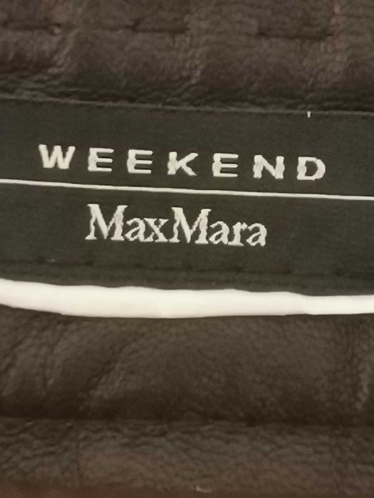 Max Mara Weekend skórzana spódnica r L