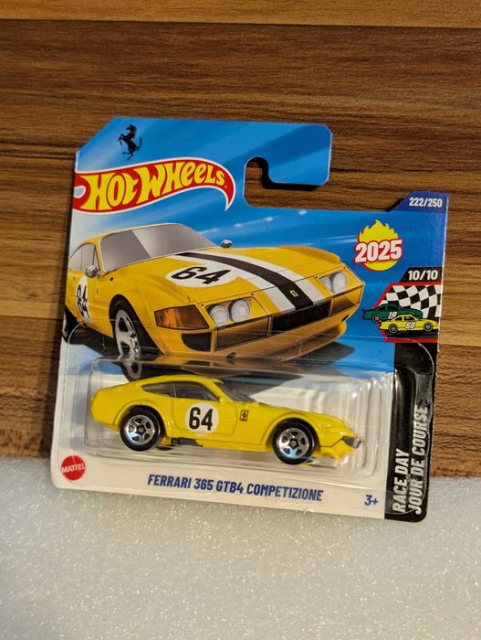 Hot Wheels Ferrari 365 GTB4 Competizione JBC19-N522 HW Race Day 222/250 2025