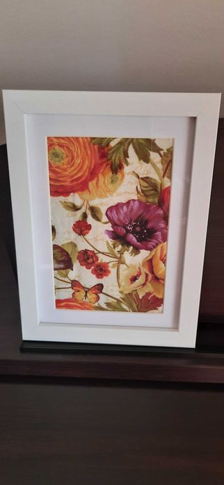 Quadros novos motivos em tecido