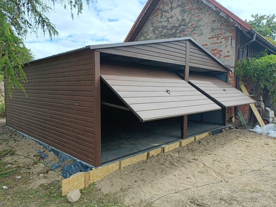 Garaż blaszany 6x5 m PREMIUM Garaże blaszane 6x5 6x5.8 6x6 producent !!!