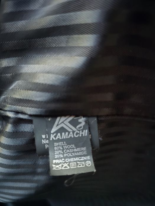 Płaszcz męski czarny Kamachi 170/176