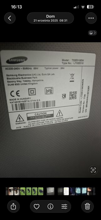 Monitor samsung 32 cale