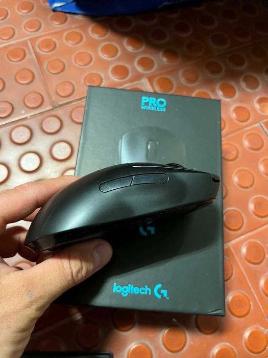 Rato Óptico Logitech PRO Lightspeed RGB Wireless 25600DPI Preto
