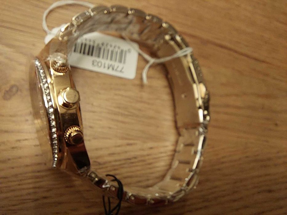 Harley Davidson Bulova Piękny Zegarek Damski Złoty Kolekcja Rocznicowy