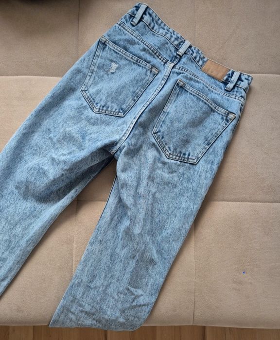 Jeansy Mom Jeans i Wide leg